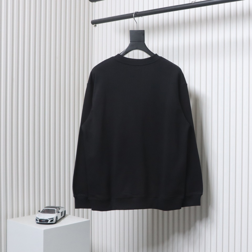 Gucci 24Fw Polka Dot Letter Logo Print Crew Neck Sweatshirt