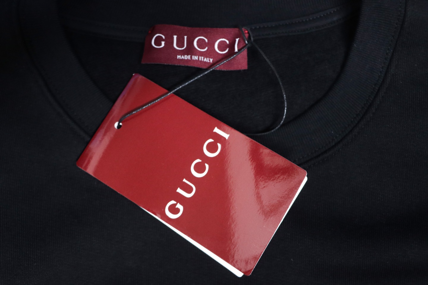 Gucci 24Fw Purple Cursive Letters Embroidery Crewneck Sweatshirt