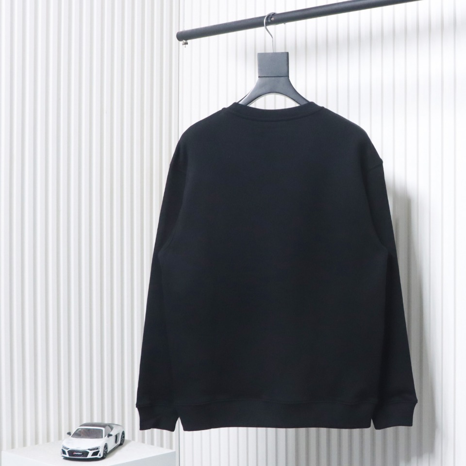 Gucci 24Fw Purple Cursive Letters Embroidery Crewneck Sweatshirt