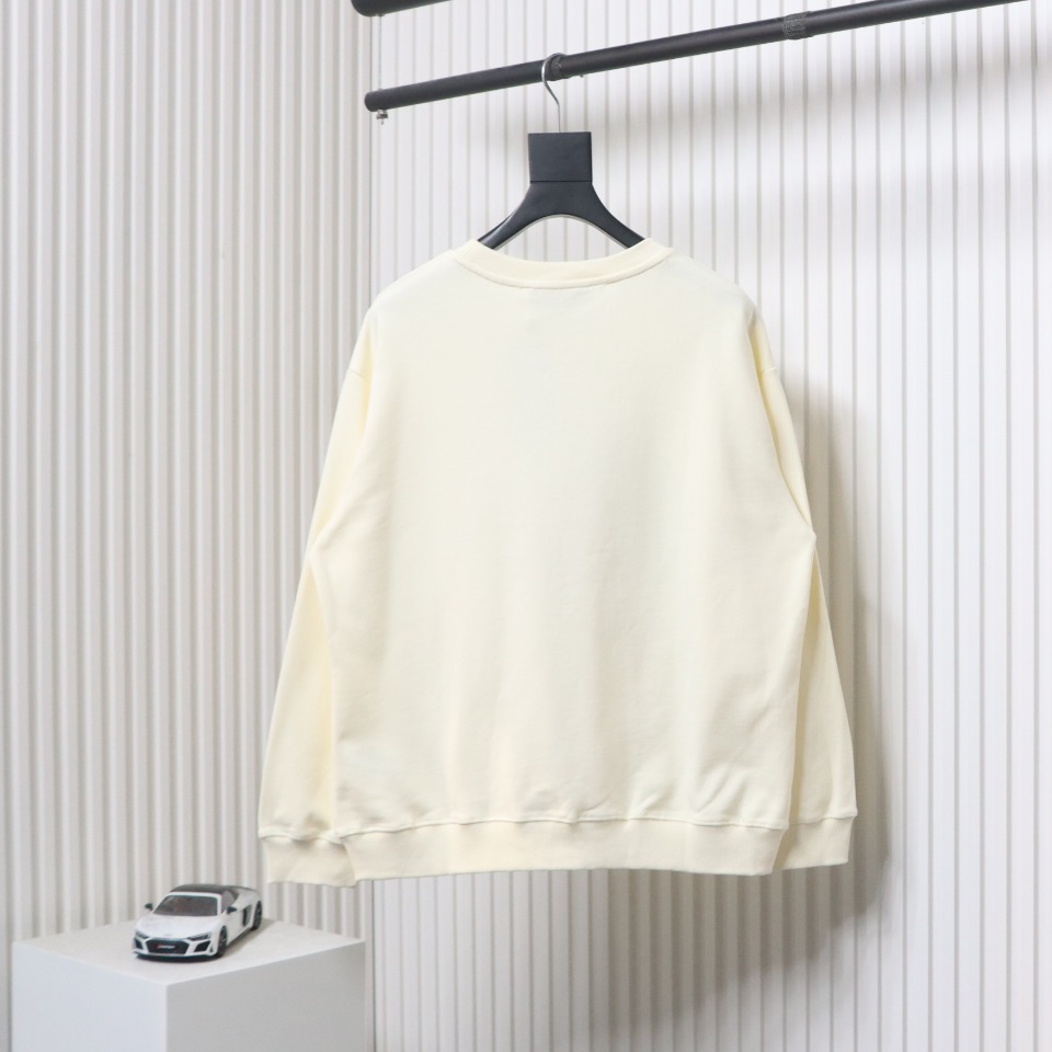 Gucci 24Fw Retro Equestrian Chain Embroidery Crewneck Sweatshirt