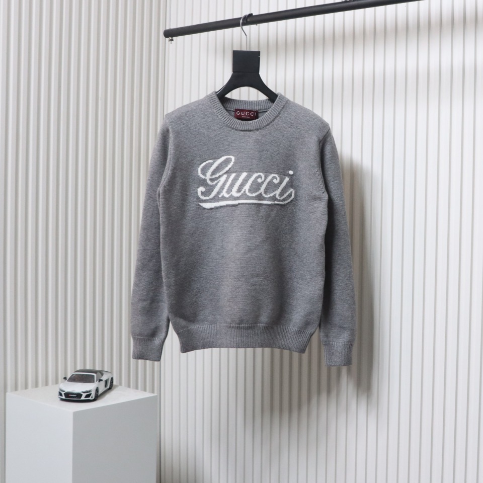 Gucci 24FW Signature Jacquard Wool Sweater