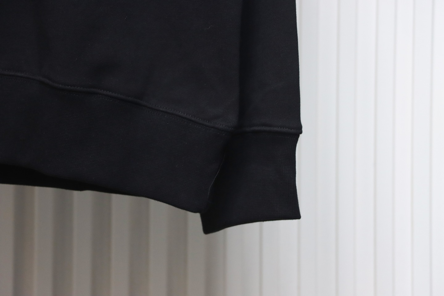 Gucci 24Fw Towel Embroidery Lettering Crew Neck Sweatshirt Black