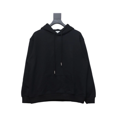 Gucci 24SS Hooded Sweatshirt With Lettering On The Back Black 01
