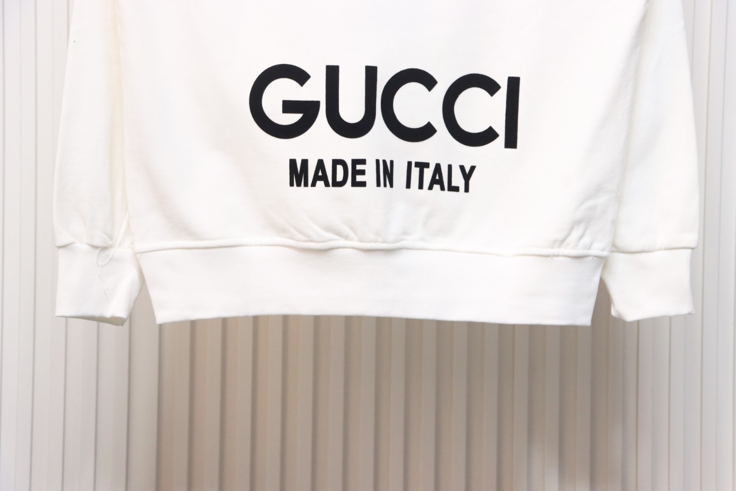 Gucci 24SS Hooded Sweatshirt With Lettering On The Back White