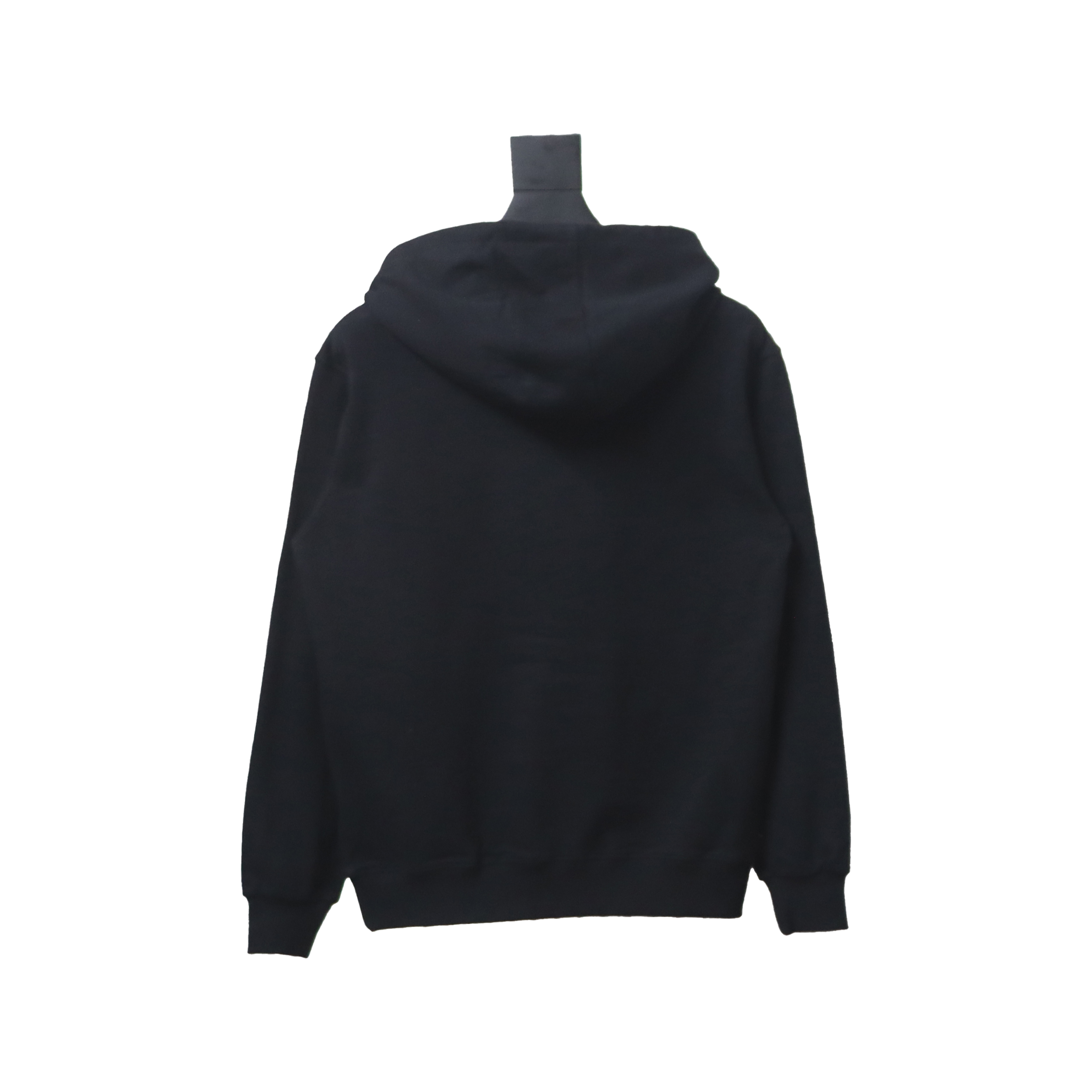 Gucci Black Hooded Sweatshirt With Double G Embroidery On Chest