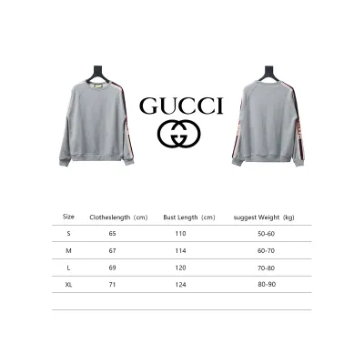Gucci Classic Double Side Web Sweatshirt 02