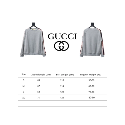 Gucci Classic Double Side Web Sweatshirt 02