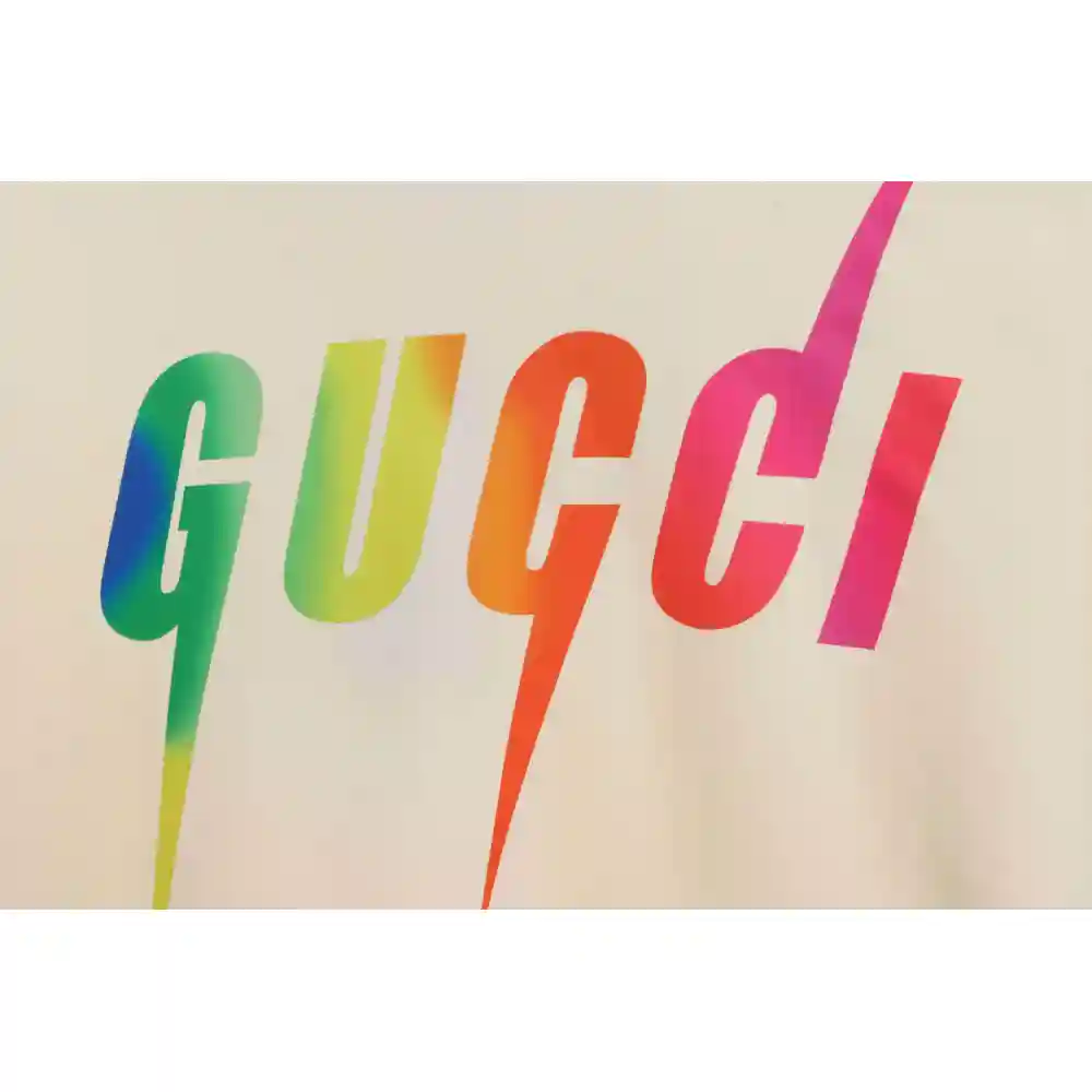 Gucci Gradient Lightning Hoodie Beige