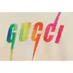 Gucci Gradient Lightning Hoodie Beige