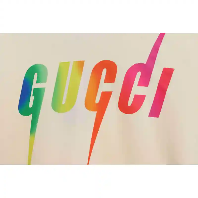 Gucci Gradient Lightning Hoodie Beige