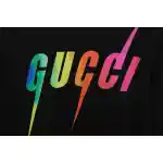 Gucci Gradient Lightning Hoodie Black