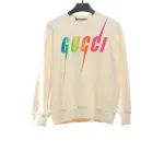 Gucci Gradient Lightning Sweatshirt Beige