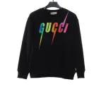 Gucci Gradient Lightning Sweatshirt Black