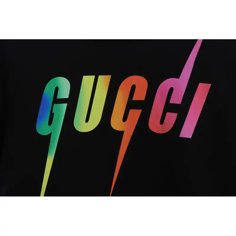 Gucci Gradient Lightning Sweatshirt Black