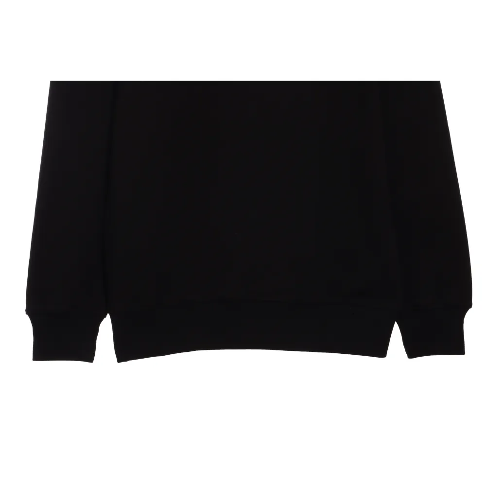 Gucci Lipstick Print Crewneck Sweatshirt Black