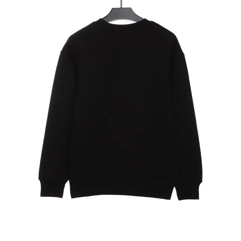 Gucci Lipstick Print Crewneck Sweatshirt Black