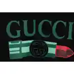 Gucci Lipstick Print Crewneck Sweatshirt Black