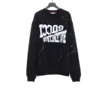 Gucci x Balenciaga Mirrored Graffiti Sweatshirt Black