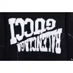 Gucci x Balenciaga Mirrored Graffiti Sweatshirt Black