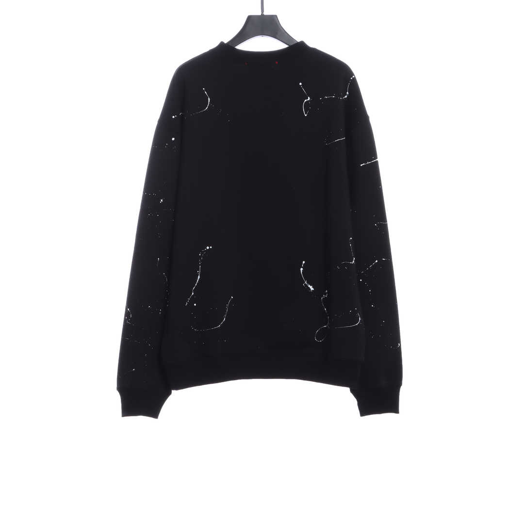 Gucci x Balenciaga Mirrored Graffiti Sweatshirt Black