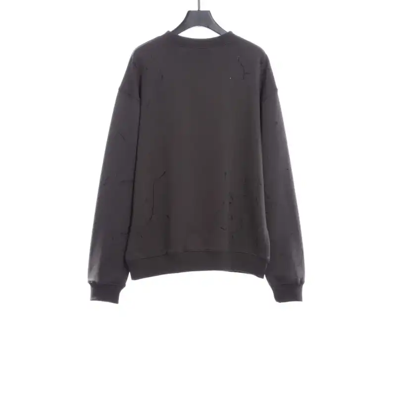Gucci x Balenciaga Mirrored Graffiti Sweatshirt Grey