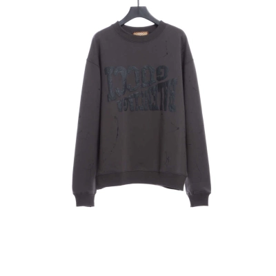 Gucci x Balenciaga Mirrored Graffiti Sweatshirt Grey 01