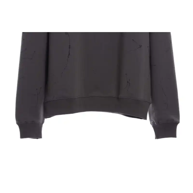 Gucci x Balenciaga Mirrored Graffiti Sweatshirt Grey