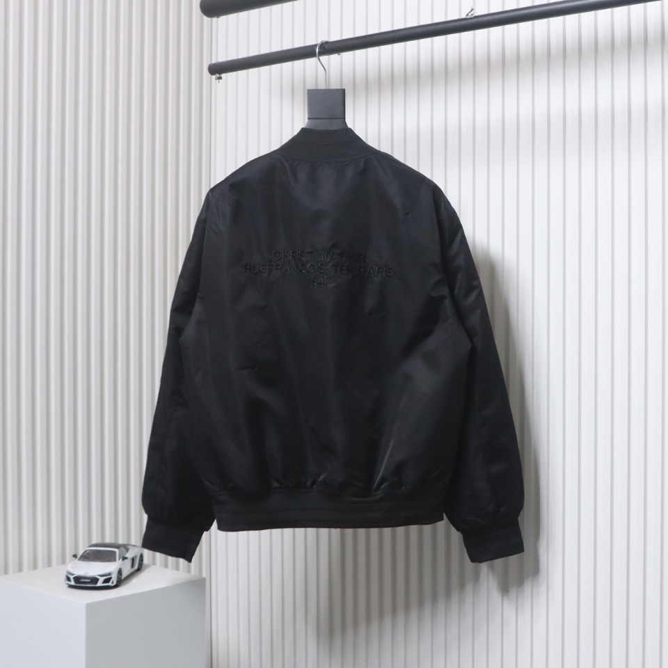 Dior 1947 Logo Embroidered Bomber Jacket
