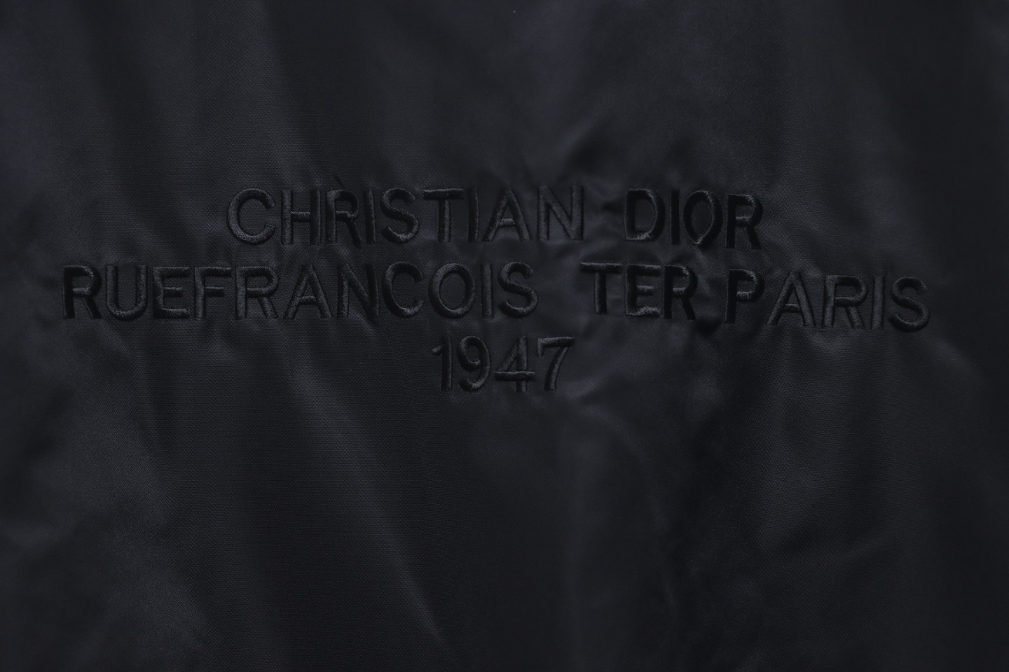 Dior 1947 Logo Embroidered Bomber Jacket