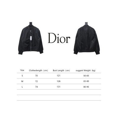 Dior 1947 Logo Embroidered Bomber Jacket 02
