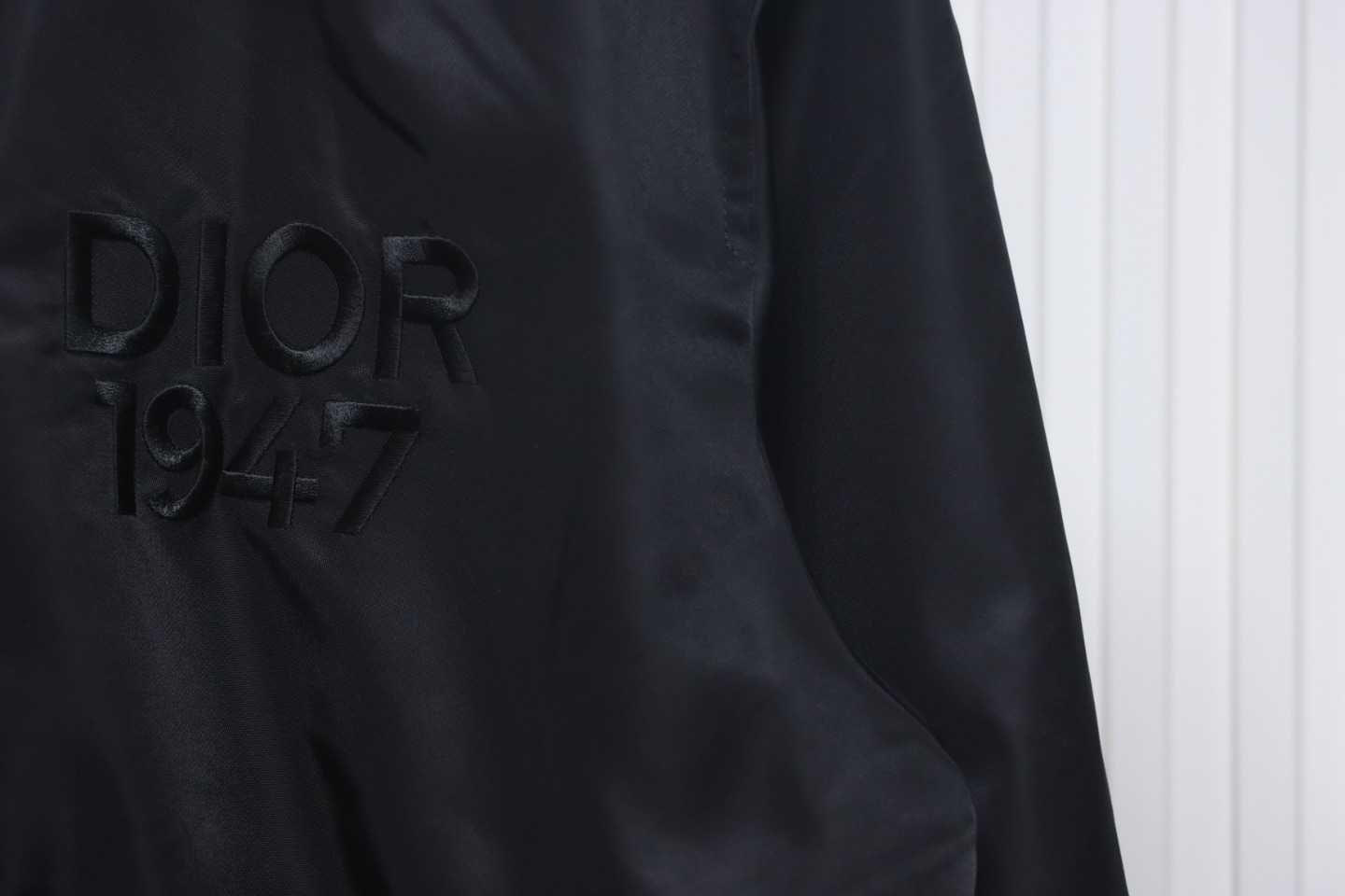 Dior 1947 Logo Embroidered Bomber Jacket