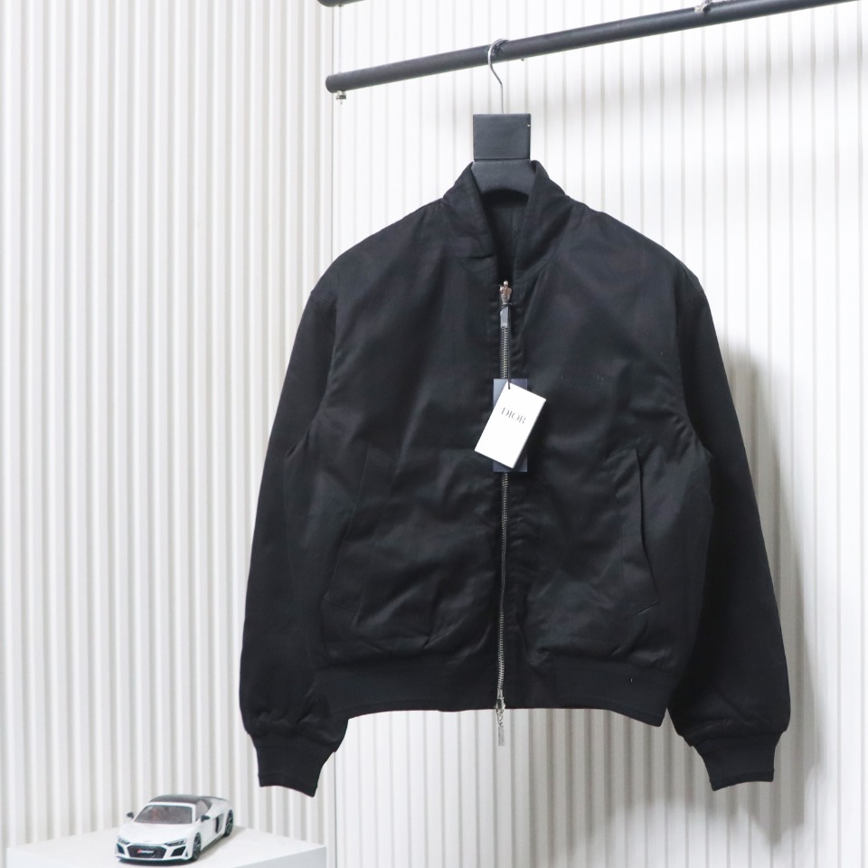 Dior 24Fw Dark Pattern CD Letter Reversible Jacket