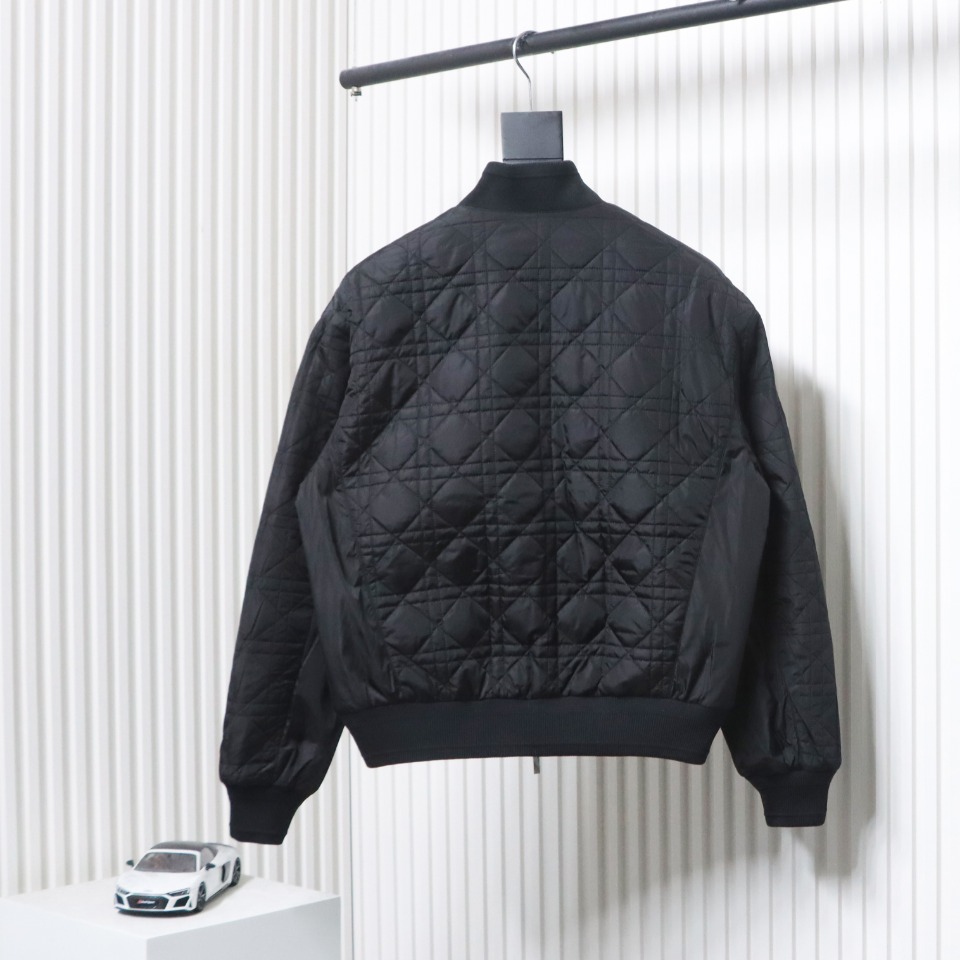 Dior 24Fw Dark Pattern CD Letter Reversible Jacket