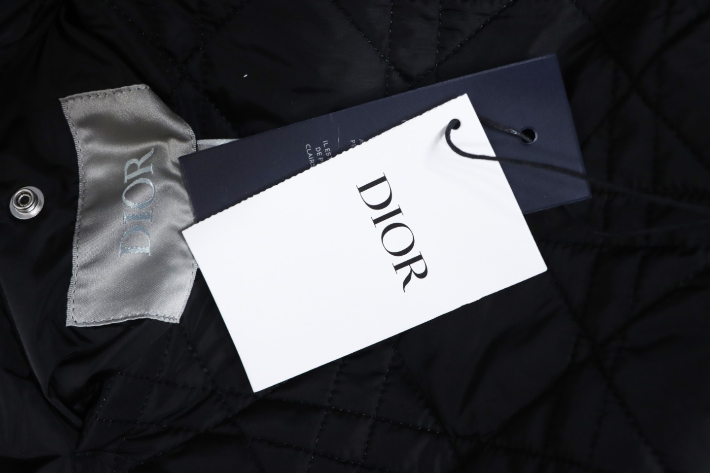 Dior 24Fw Dark Pattern CD Letter Reversible Jacket