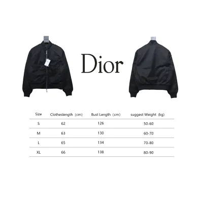 Dior 24Fw Dark Pattern CD Letter Reversible Jacket 02