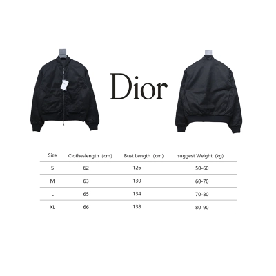 Dior 24Fw Dark Pattern CD Letter Reversible Jacket 02