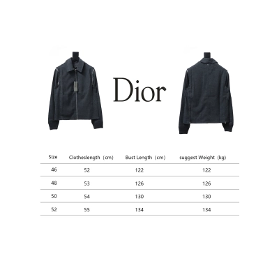 Dior 24FW Zip-Up Wool Jacket 02