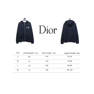 Dior 24ss Little Dinosaur Embroidered Zipper Jacket 02