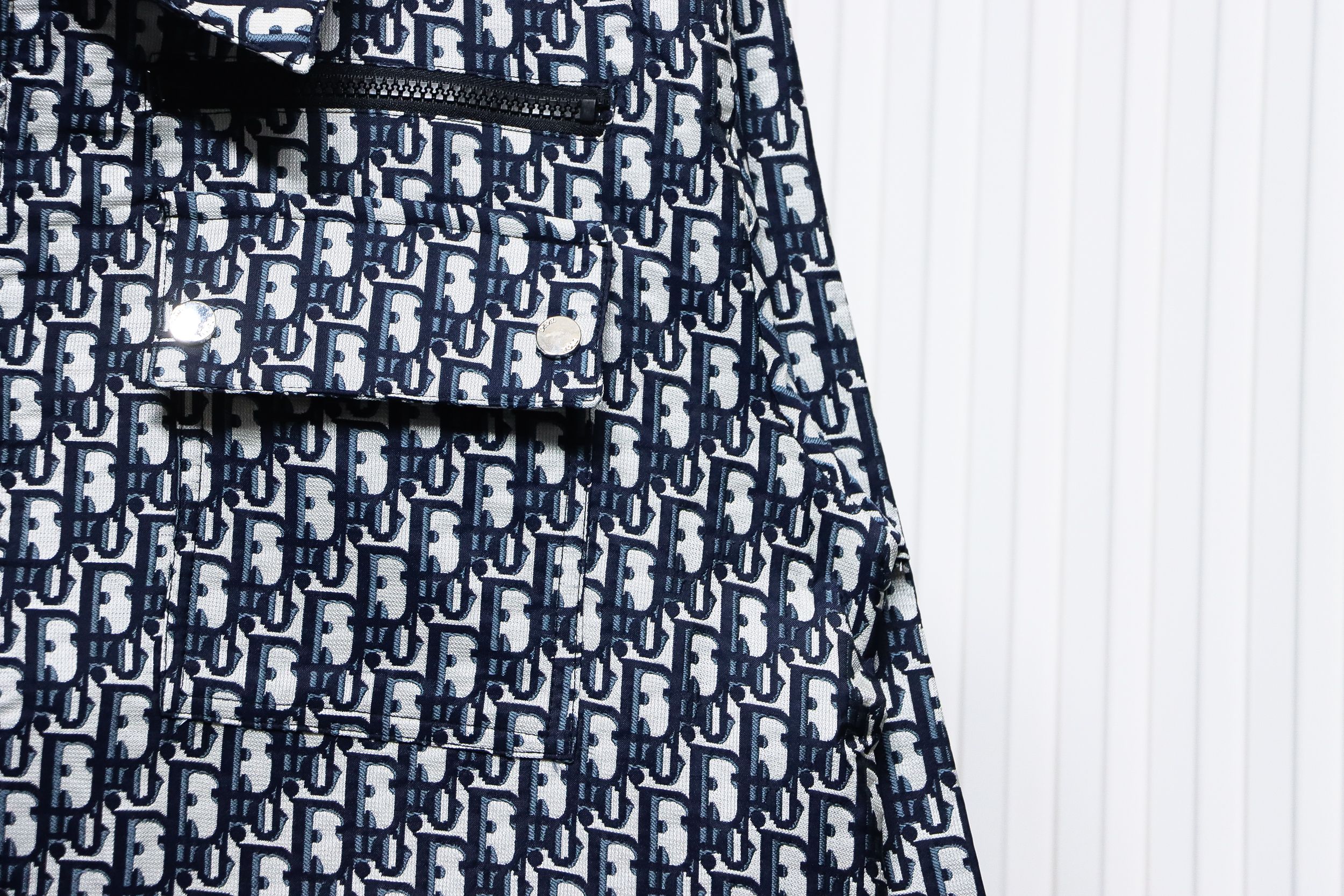 Dior 24SS Taffeta Tech Jacquard Unisex Jacket