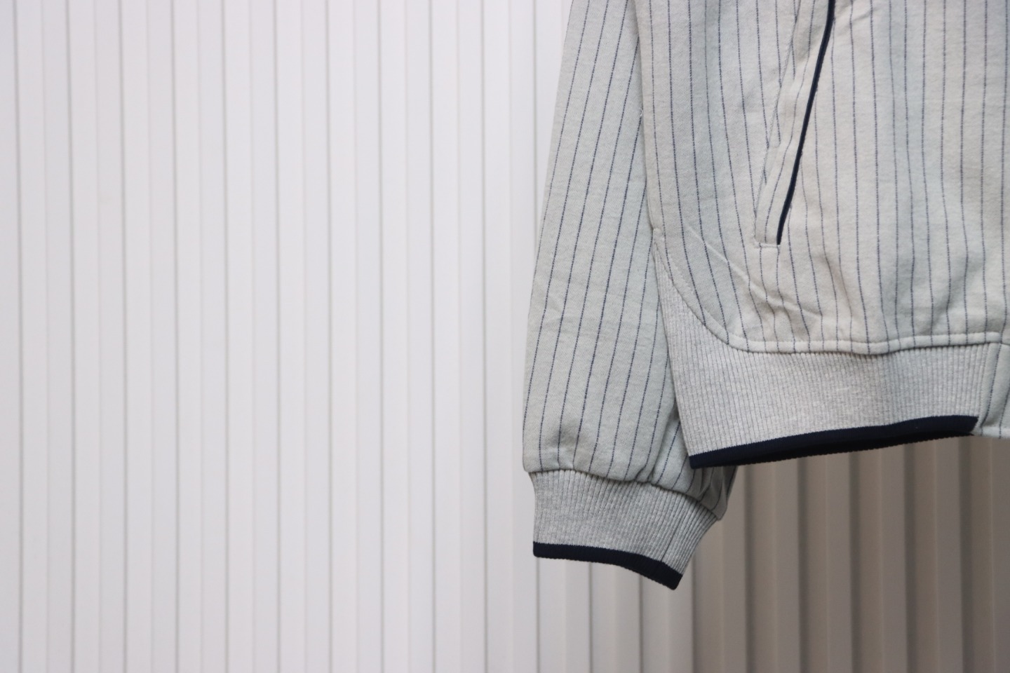 Dior Atelier Vertical Striped Front And Back Embroidered Baseball Jersey Jacket