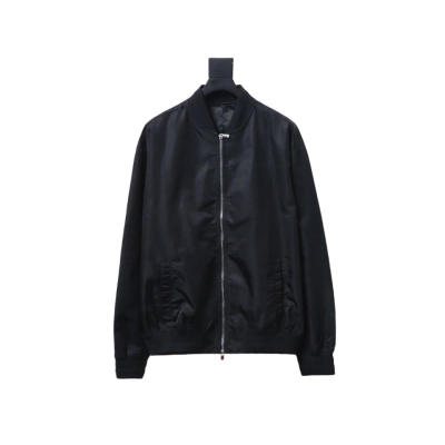 Dior Bomber Jacket With Square Logo Embroidery On The Back Black 01