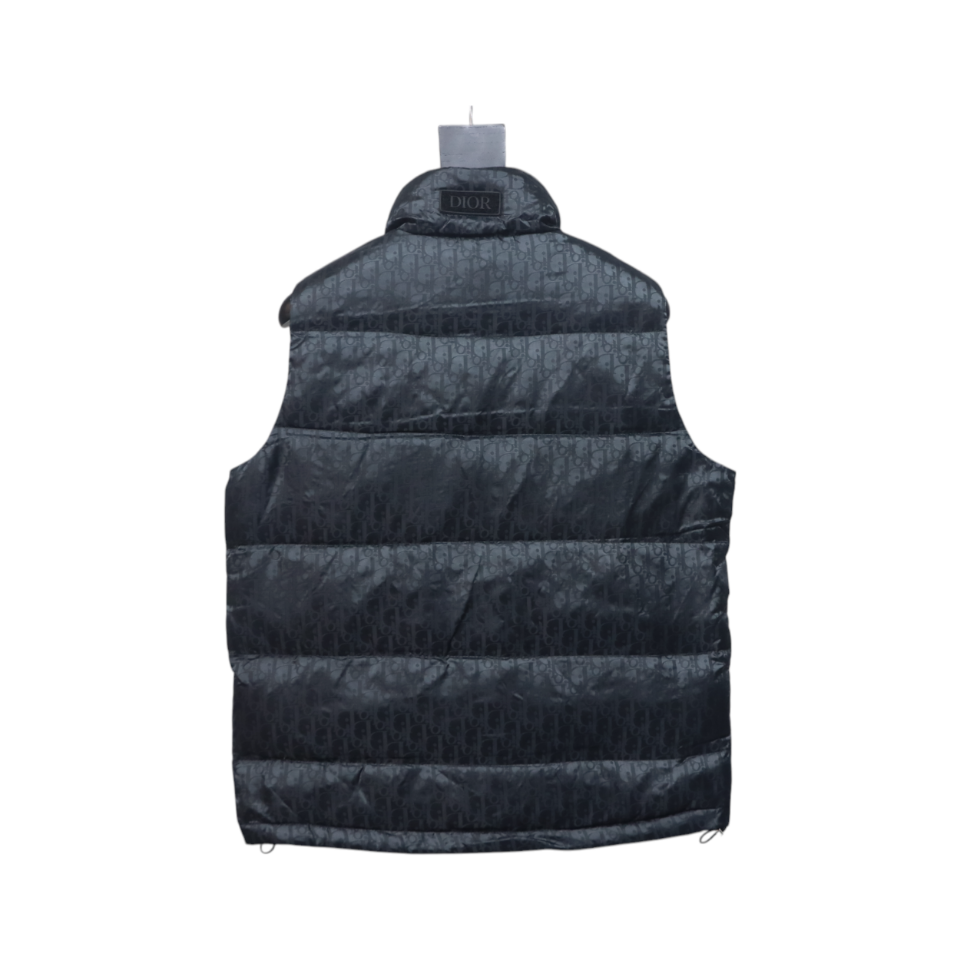Dior Full Pattern Dark Pattern Down Vest