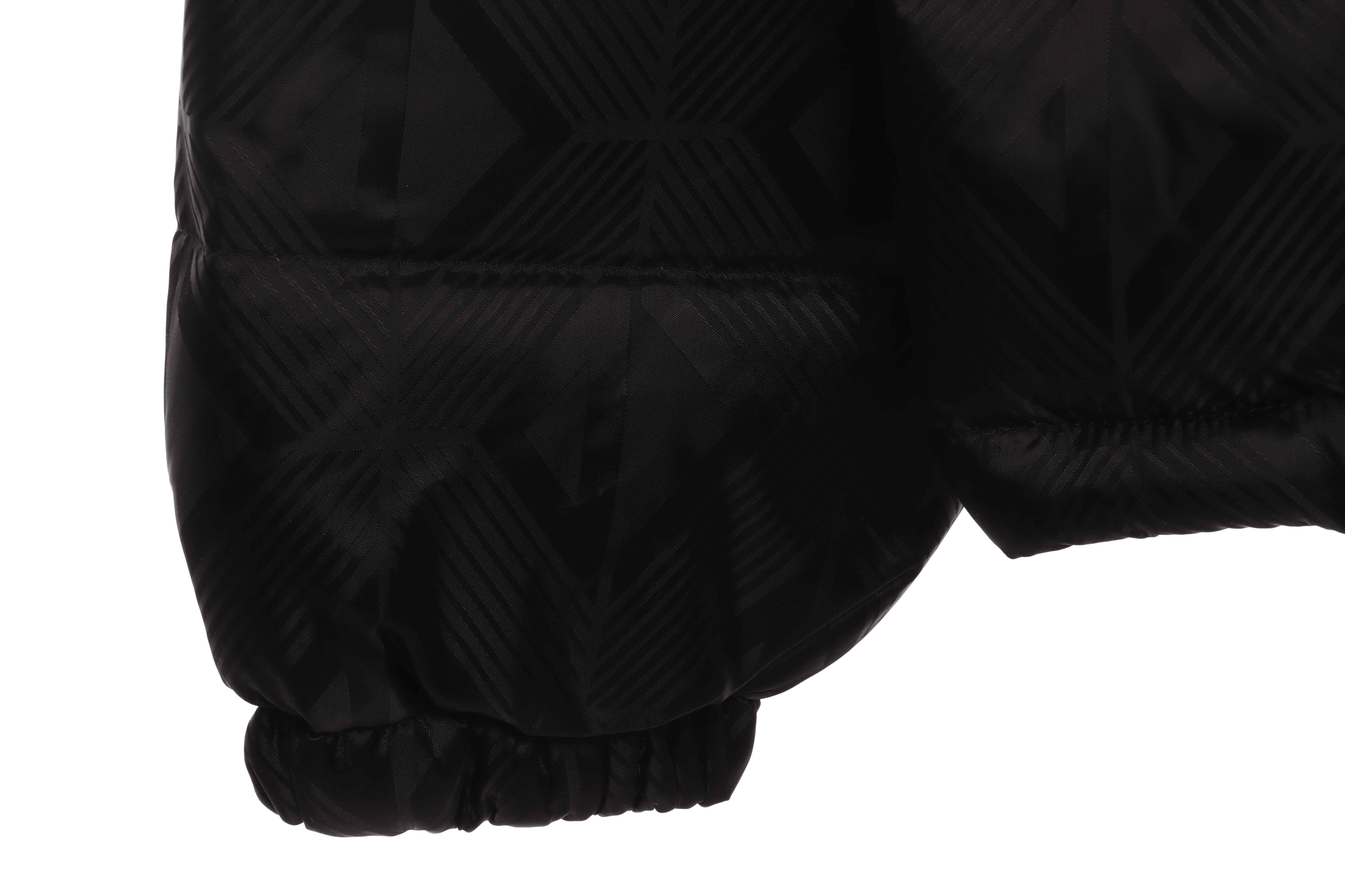 Dior Full-Print Three-Dimensional Geometric Pattern Stand-Up Collar Down Jacket