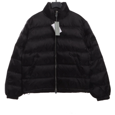 Dior Full-Print Three-Dimensional Geometric Pattern Stand-Up Collar Down Jacket 01