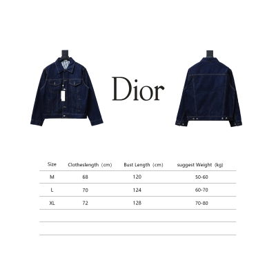 Dior Presbyopia Printed Denim Jacket 02