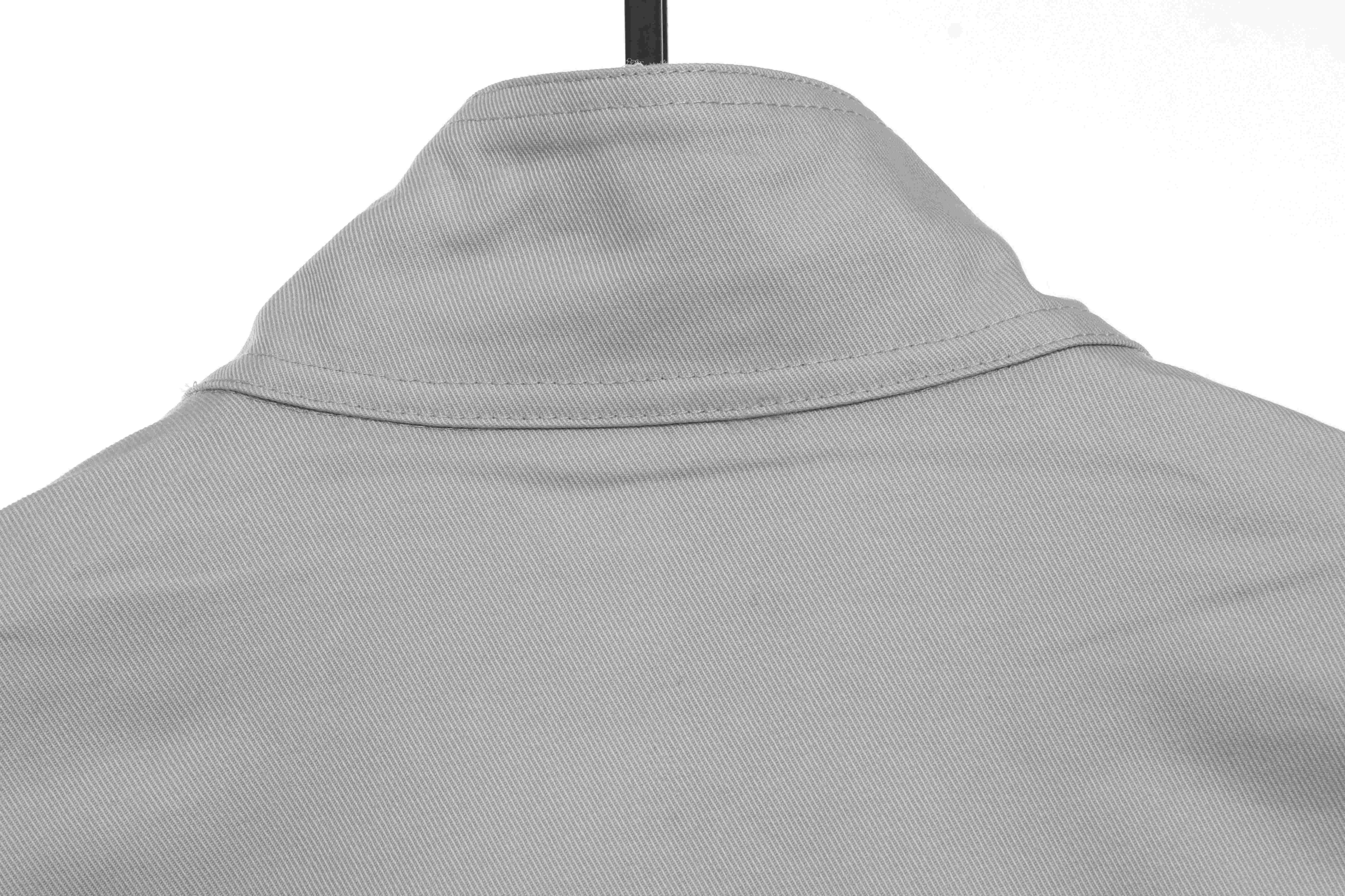 Dior x Jordan Logo Coach Jacket Grey