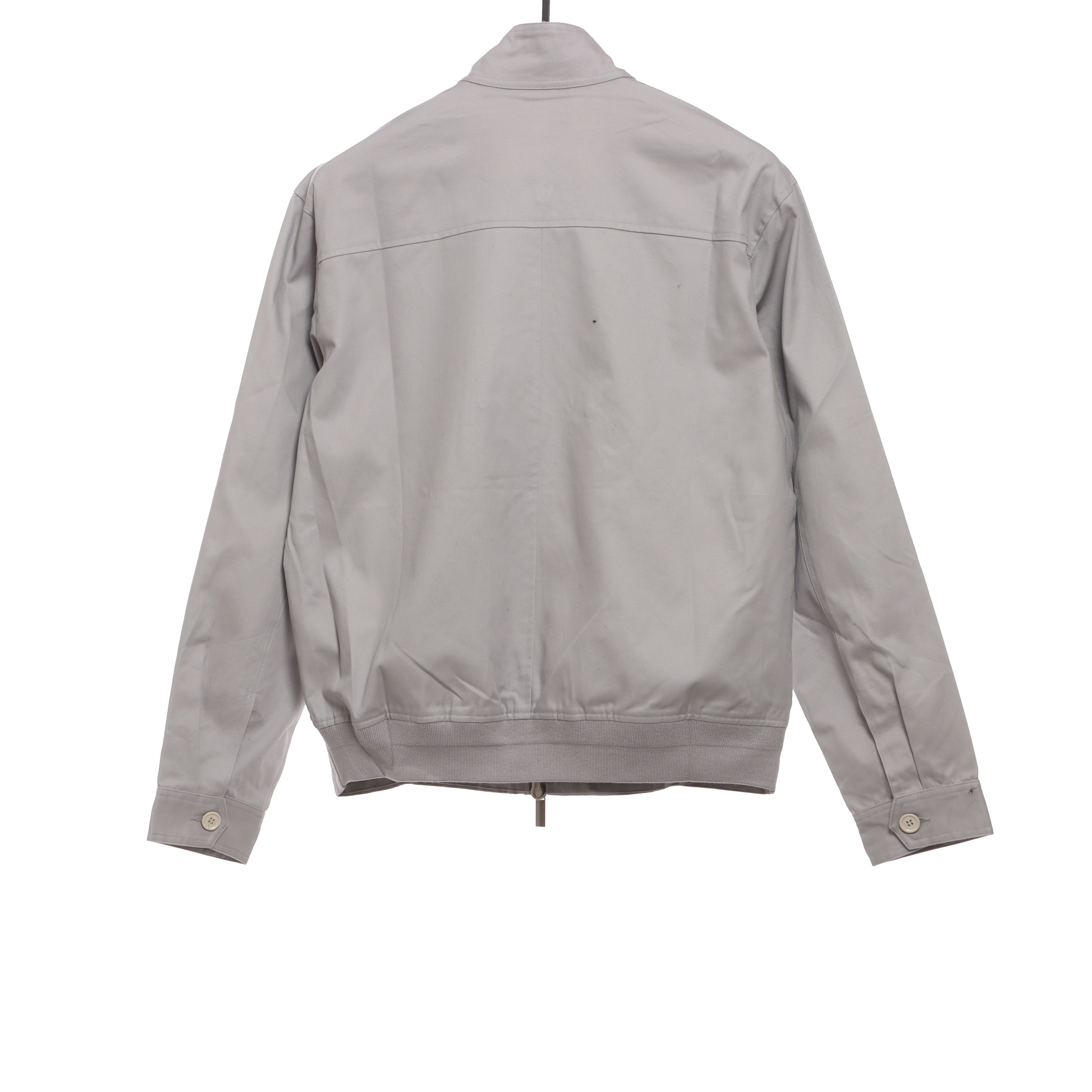 Dior x Jordan Logo Coach Jacket Grey
