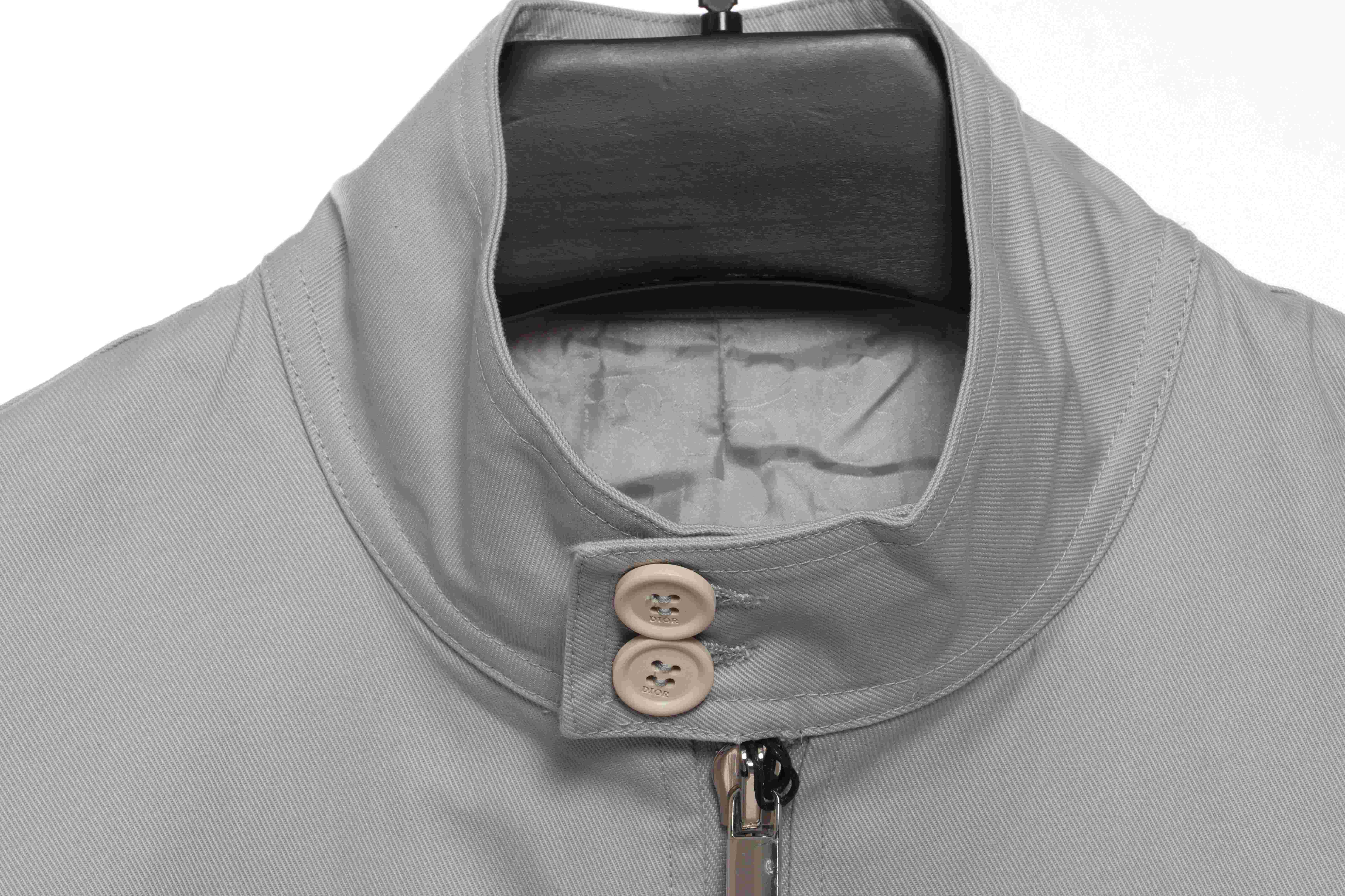 Dior x Jordan Logo Coach Jacket Grey