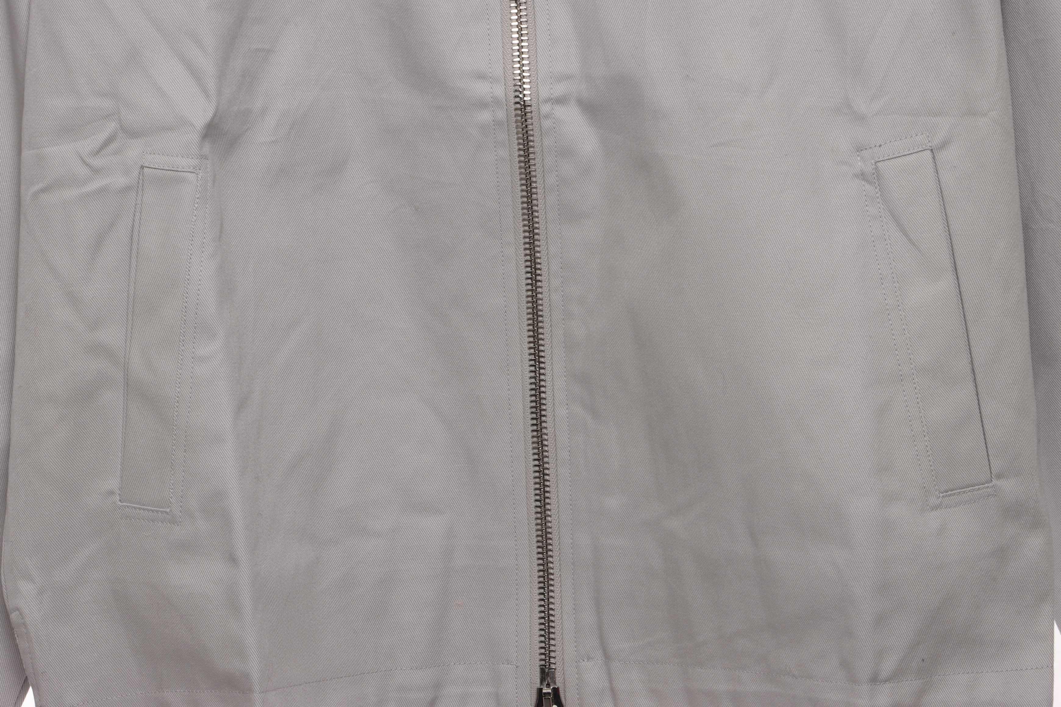 Dior x Jordan Logo Coach Jacket Grey