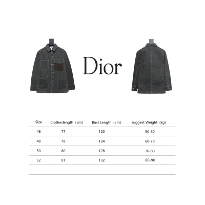 Dior x Stone Island 24Fw Pocket Dior Island Logo Work Shirt Jacket 02